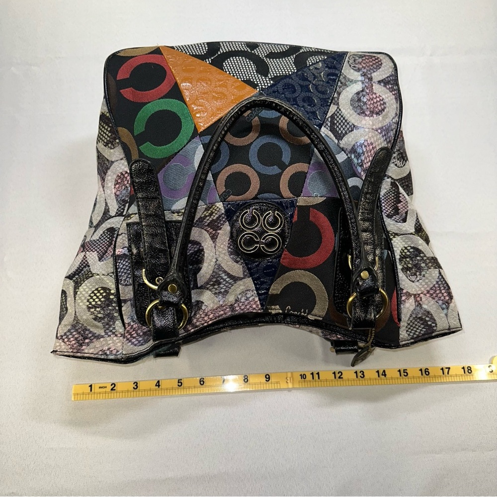 Coach Vintage Multi Patch Patchwork 1941 Hobo 2 S… - image 15